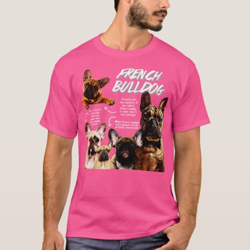 French Bulldog fun Facts T_Shirt