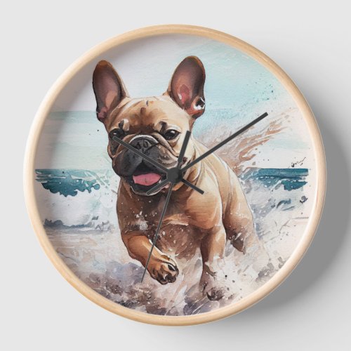 French Bulldog Gift Clock