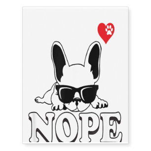 French Bulldog Gift Temporary Tattoos