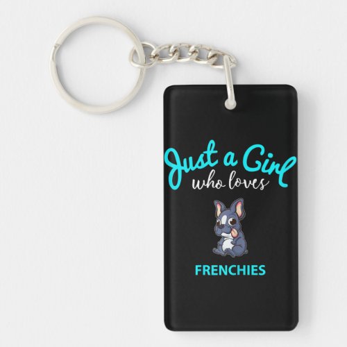 French Bulldog Girls Kids French Bulldog Gift Keychain