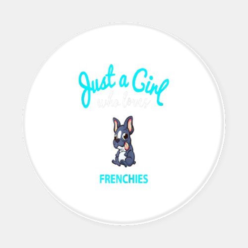 French Bulldog Girls Kids Men Woman Gift Coaster Set