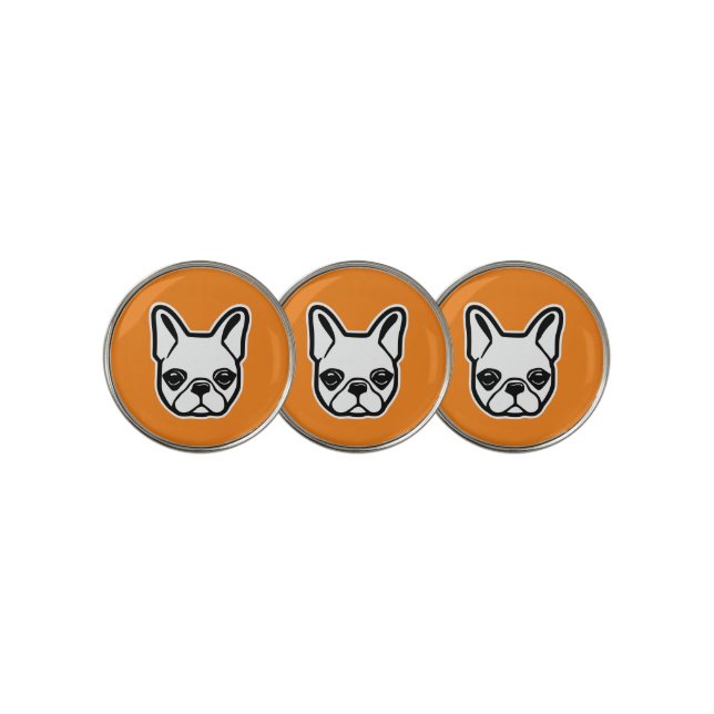 French Bulldog Golf Ball Marker (3 Up)