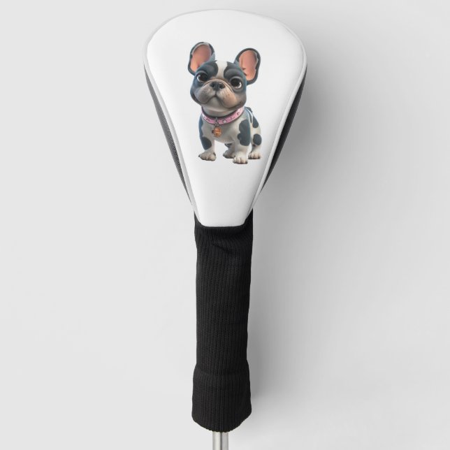 French Bulldog Golf Head Cover (Front)