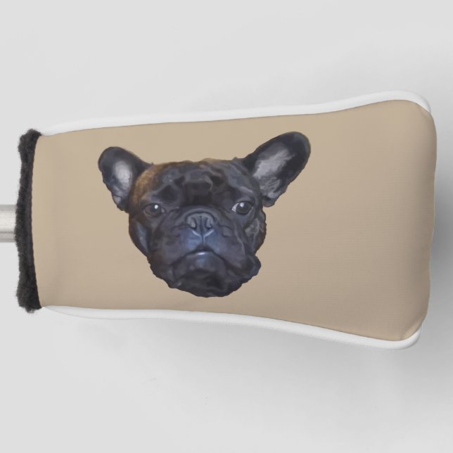 French Bulldog Golf Head Cover (Front)