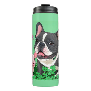 French Bulldog good luck Thermal Tumbler