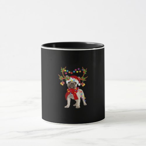 French Bulldog Gorgeous Reindeer Christmas Tree Mug