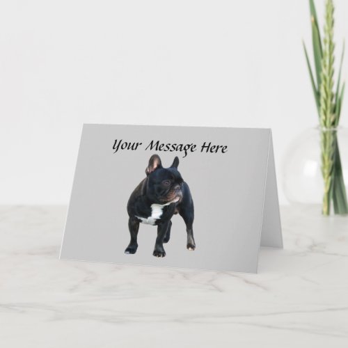 French Bulldog Greeting Card