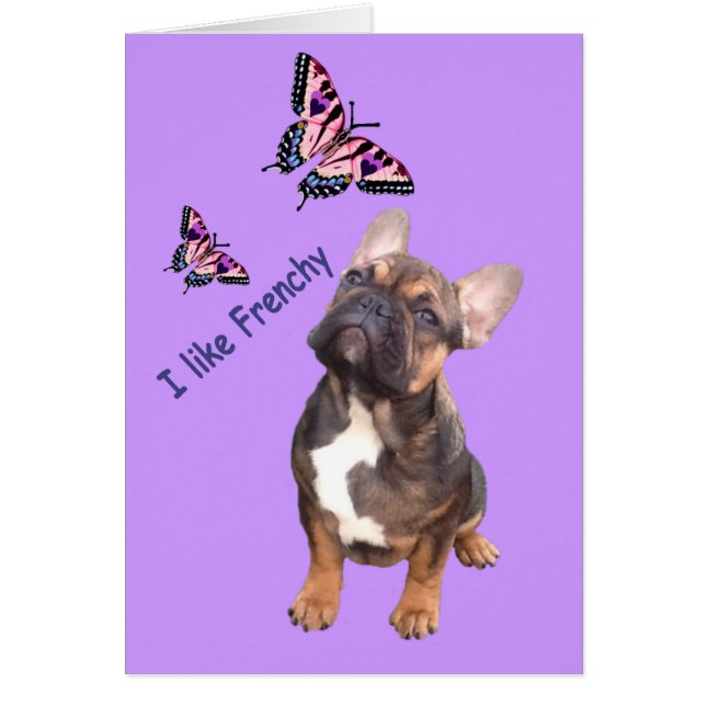 French Bulldog Greeting Cards (Front)