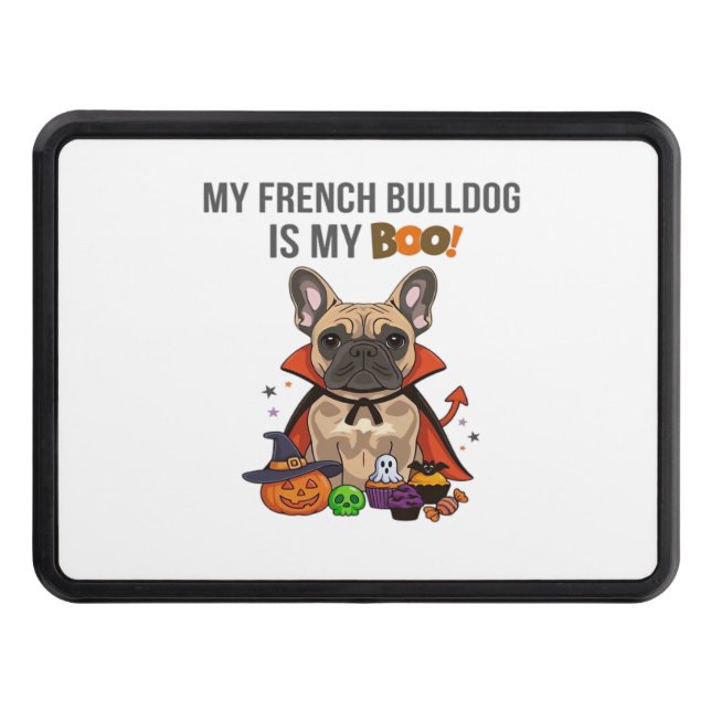 French Bulldog Halloween Costume  My French Bulldo Hitch Cover (Front)