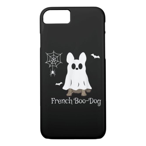 French Bulldog Halloween French Boo_Dog Dog Gift iPhone 87 Case