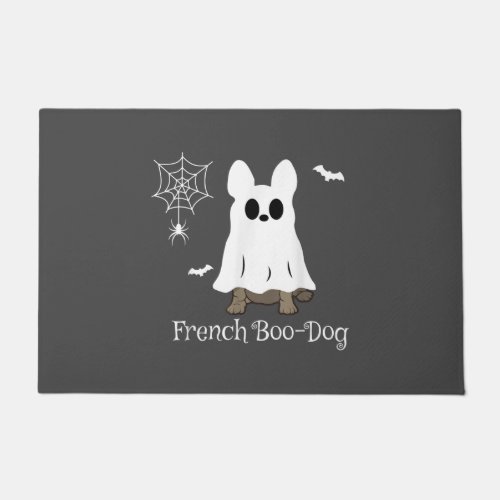 French Bulldog Halloween French Boo_Dog Dog Gift Doormat