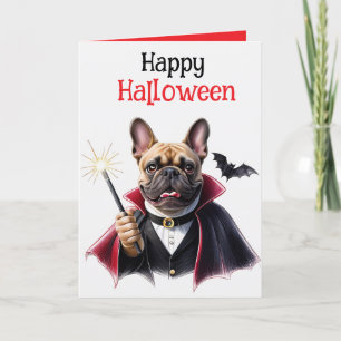 French Bulldog Halloween French Bulldog Card