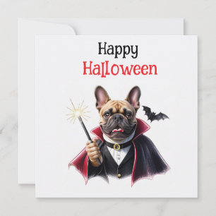 French Bulldog Halloween French Bulldog Invitation