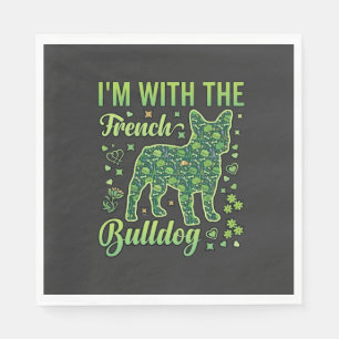 French Bulldog Halloween Macaron Eiffel Tower_1 Napkins