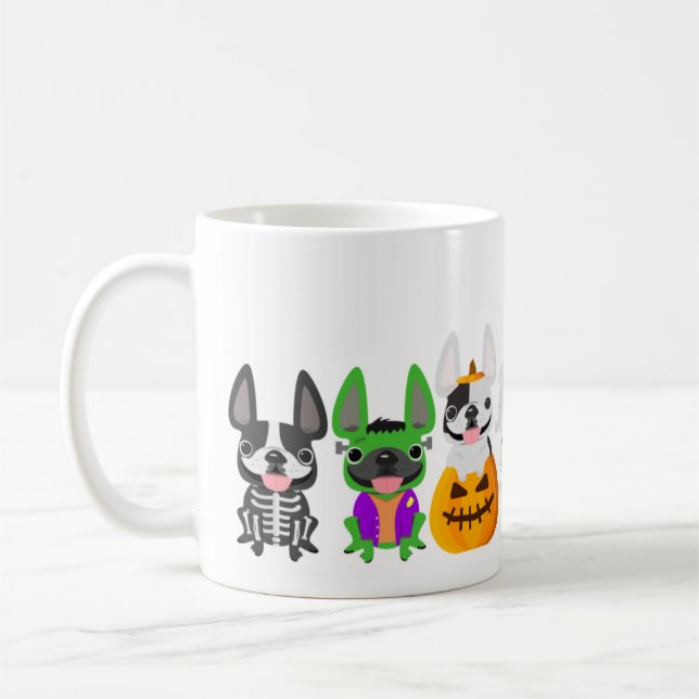 French Bulldog Halloween Mug (Left)