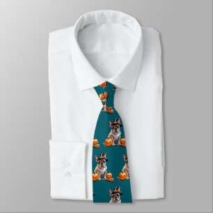 French Bulldog Halloween Neck Tie