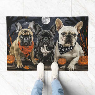 French Bulldog Halloween Spooky Doormat