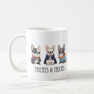 French Bulldog halloween treats & tricks Coffee Mug