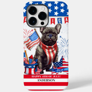 French Bulldog Happy 4Th Of July America Patriotic Case-Mate iPhone 14 Pro Max Case