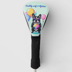 French Bulldog Happy Day Französische Bulldogge  Golf Head Cover