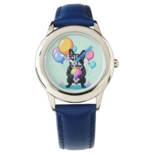 French Bulldog Happy Day Französische Bulldogge Watch