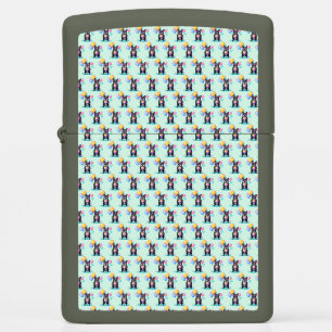 French Bulldog Happy Day Französische Bulldogge Zippo Lighter