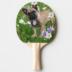 French Bulldog Happy Day French Bulldog Ping Pong Paddle