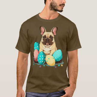 French Bulldog happy easter day 1 T-Shirt