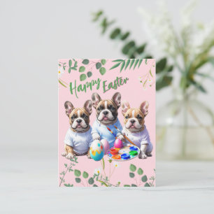 French Bulldog Happy Easter French Bulldog Postcard