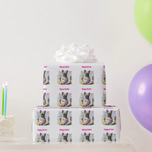 French Bulldog Happy Easter French Bulldog Wrapping Paper