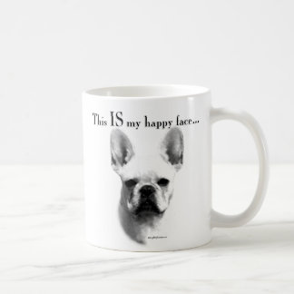 French Bulldog Happy Face Coffee Mug