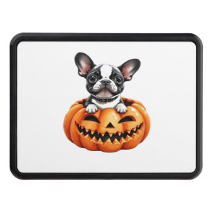 French Bulldog Happy Halloween pumpkin Classic T-S Hitch Cover