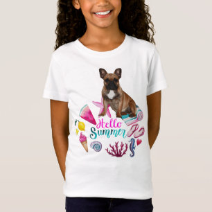 French Bulldog Happy Summer French Bulldog T-Shirt