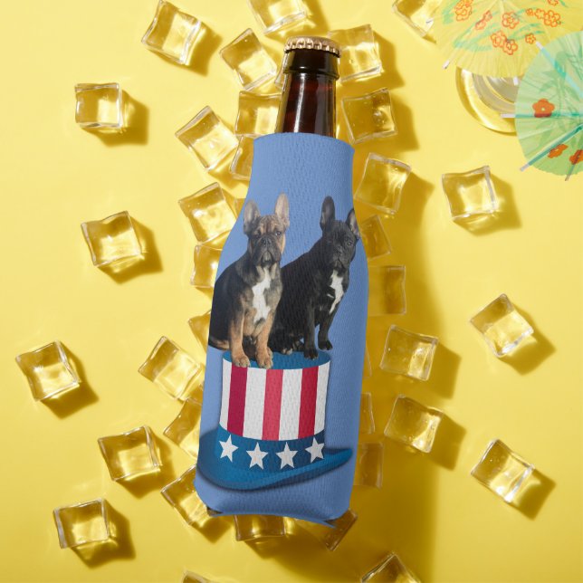 French Bulldog Hat Beverage Cooler (In Situ Summer)