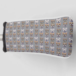 French Bulldog head French Bulldog Golf Head Cover