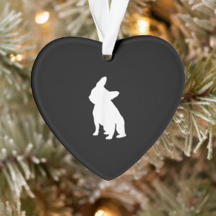 French Bulldog Head Tilt Apparel, Frenchie Head Ornament