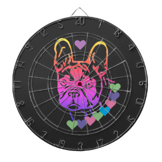 French Bulldog Heart Collar French Bulldog Dart Board