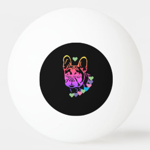 French Bulldog Heart Collar French Bulldog Ping Pong Ball