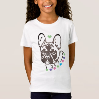 French Bulldog Heart Collar French Bulldog T-Shirt