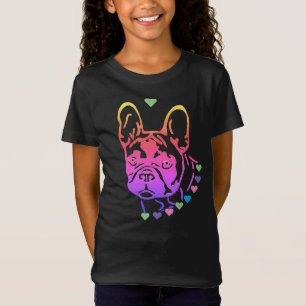 French Bulldog Heart Collar French Bulldog T-Shirt
