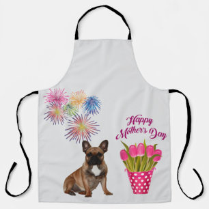 French Bulldog Heart French Bulldog Apron