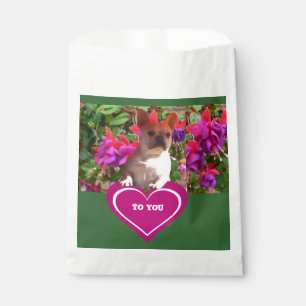 French Bulldog Heart French Bulldog Mother Favor Bag