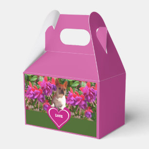 French Bulldog Heart French Bulldog Mother Favor Boxes