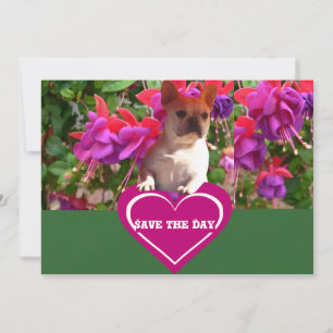 French Bulldog Heart French Bulldog Mother Invitation