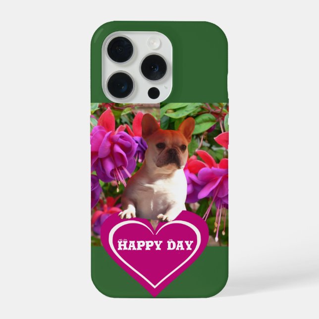 French Bulldog Heart French Bulldog Mother iPhone Case (Back)