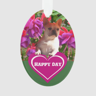 French Bulldog Heart French Bulldog Mother Ornament