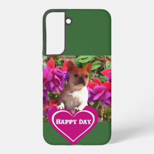 French Bulldog Heart French Bulldog Mother Samsung Galaxy S22+ Case