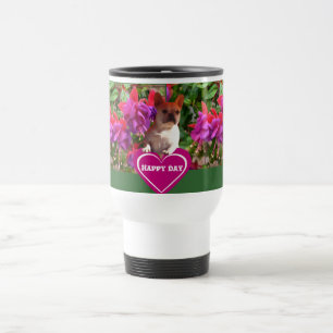 French Bulldog Heart French Bulldog Mother Travel Mug