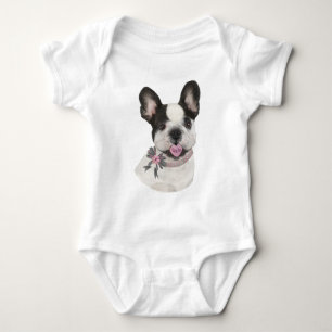French Bulldog Heart Shaped Tongue shirts