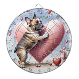 French Bulldog Heart Skip French Bulldog Dart Board